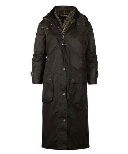 Dames Long Cannich Wax Jacket |