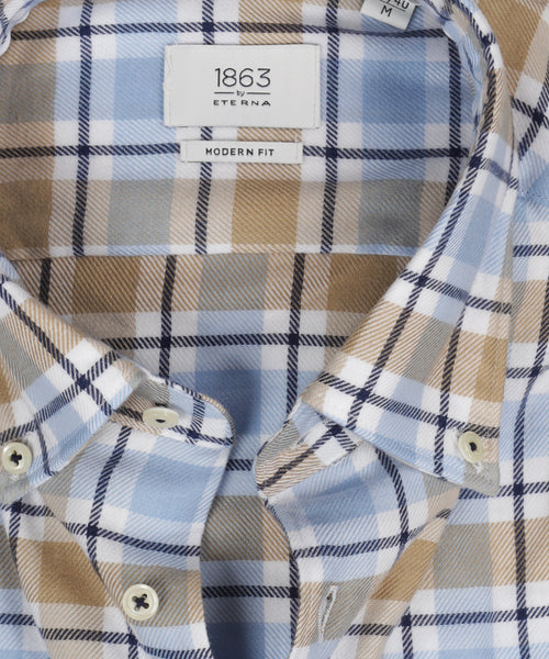 Eterna Shirt Brushed Cotton | Bruin