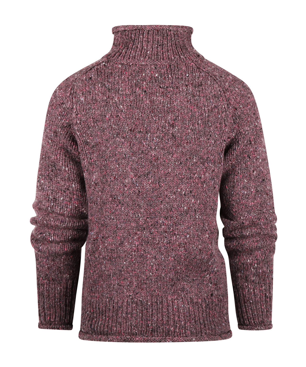 Fisherman Damen-Kol-Pullover | Lila