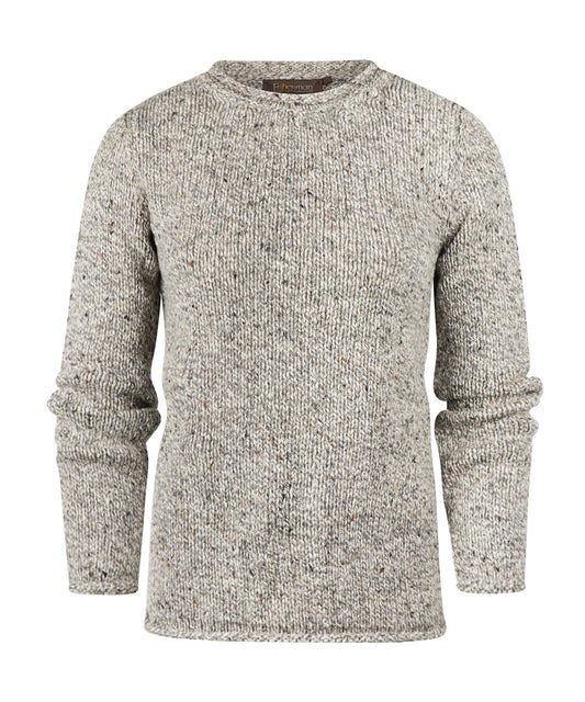 Fisherman Women's Round Neck Sweater | Brown