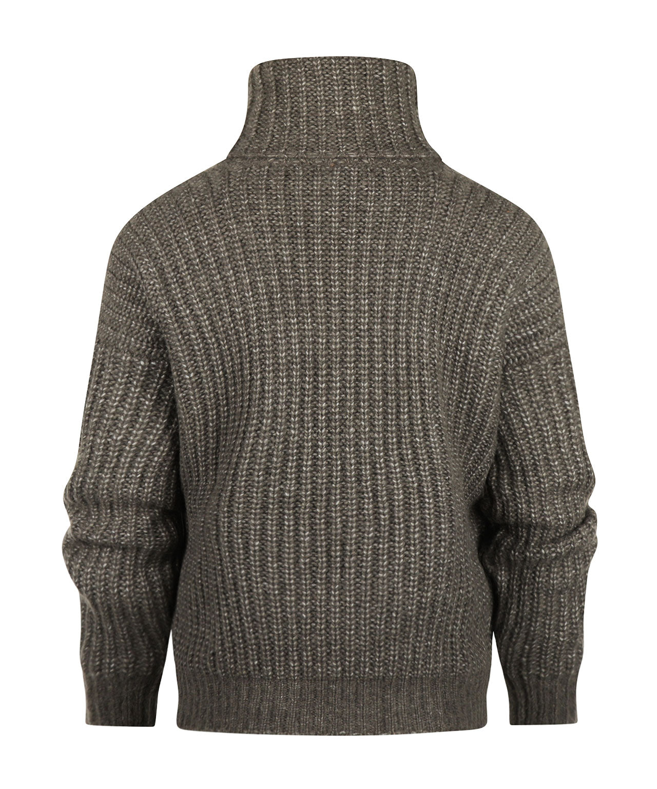 Damen-Rollkragenpullover aus Alpaka-Merino-Mischgewebe von Fisherman | Braun
