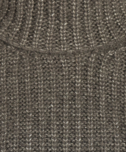 Damen-Rollkragenpullover aus Alpaka-Merino-Mischgewebe von Fisherman | Braun