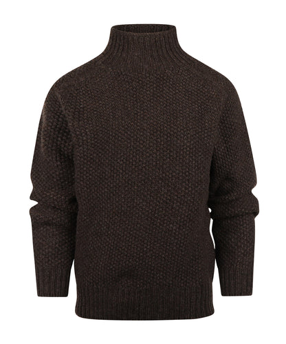 Harley of Scotland Damen-Pullover mit Schildkrötenmotiv | Braun