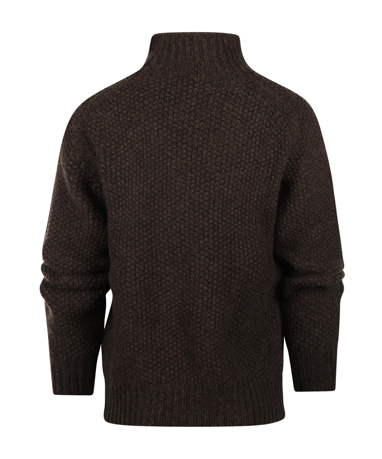 Harley of Scotland Damen-Pullover mit Schildkrötenmotiv | Braun