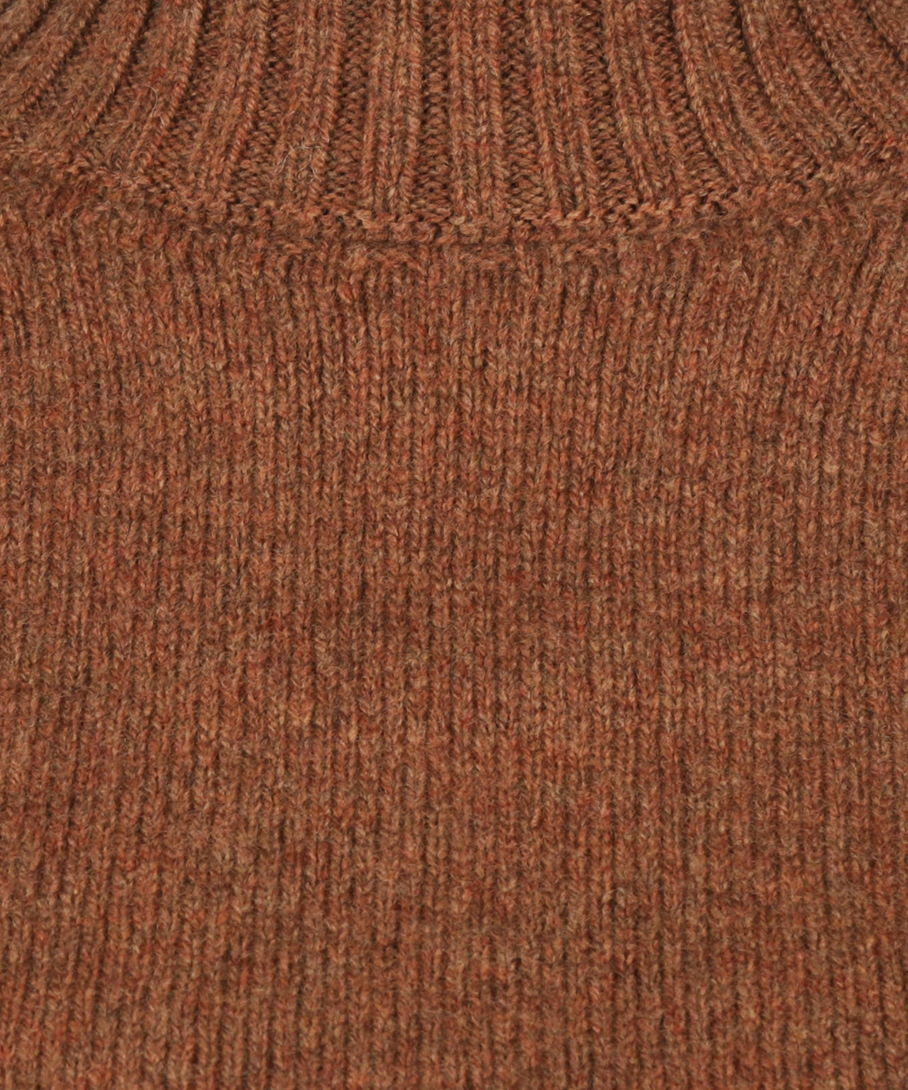 Harley of Scotland Damen-Kol-Pullover | Braun