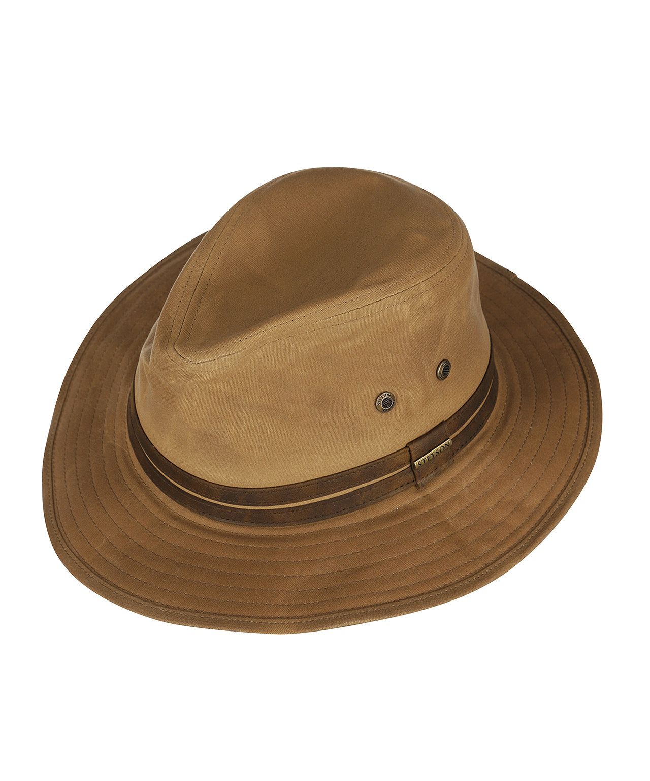 Stetson Traveler, gewachste Baumwolle | Braun