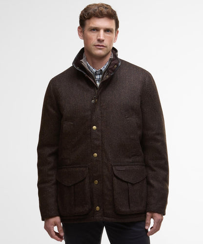 Hereford Tweed Wool Jacket | Brown