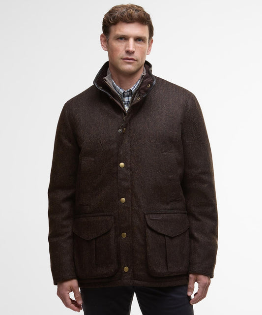 Hereford Tweed Wool Jacket | Brown
