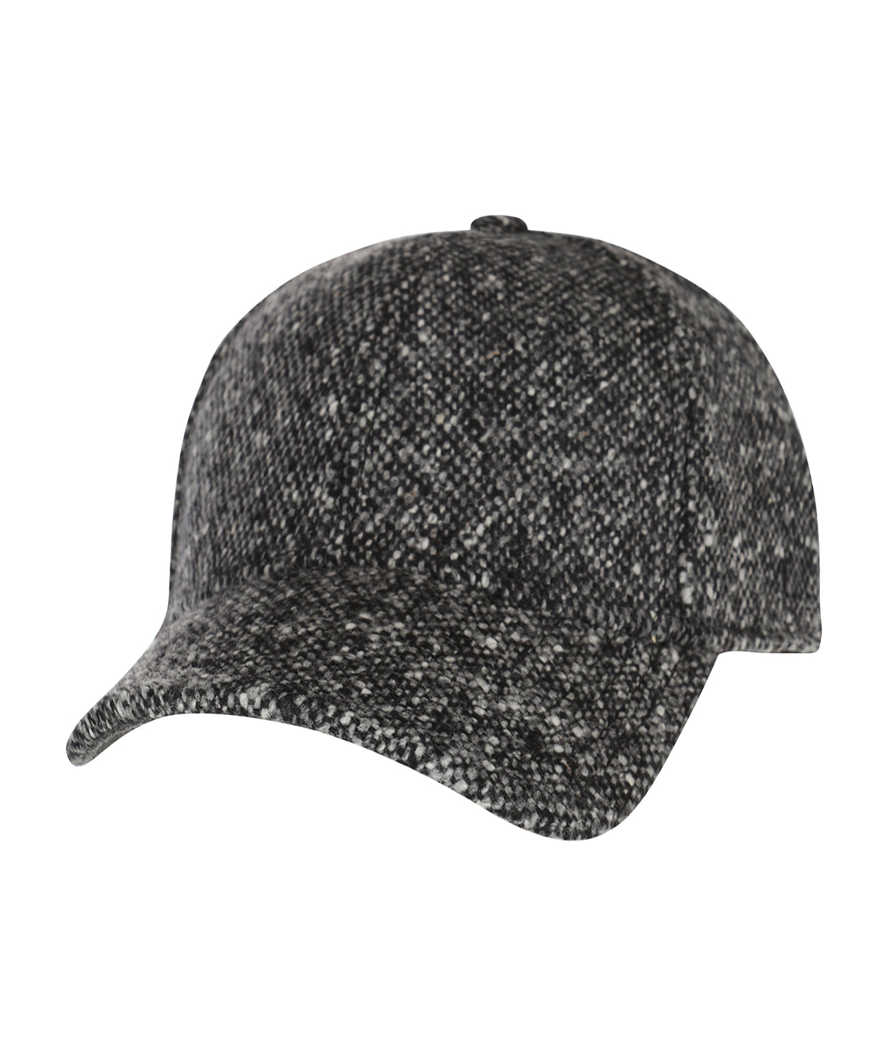 Stetson Baseballkappe aus Donegal Tweed | Grau
