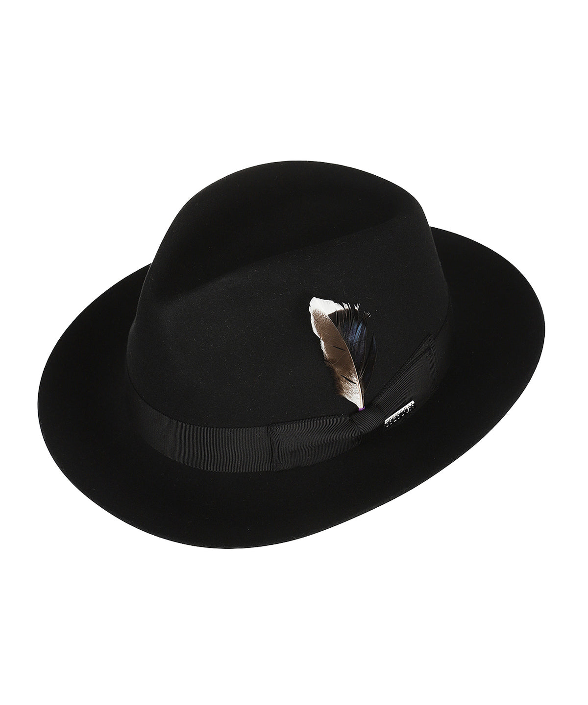 Stetson Fedora Wool Felt | Black