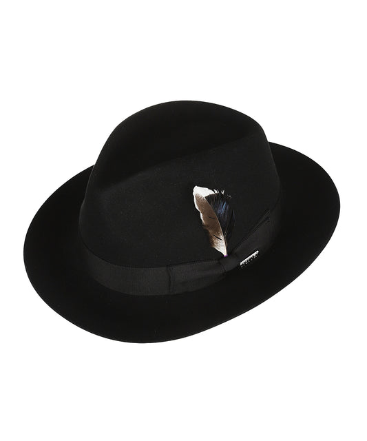 Fedora Wollfilz | Schwarz