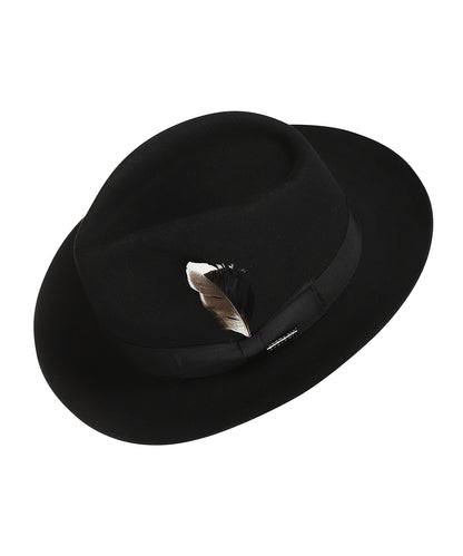 Stetson Fedora Wool Felt | Black