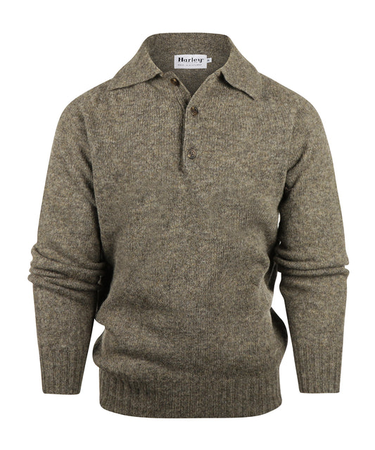 Harley of Scotland Polo-Pullover | Braun
