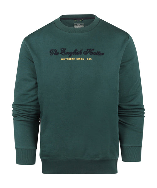 Sweater met logo | 90 Y Green