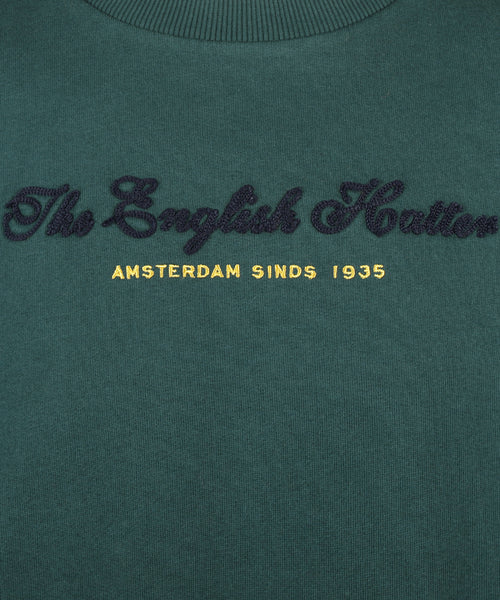 Sweater met logo | 90 Y Green