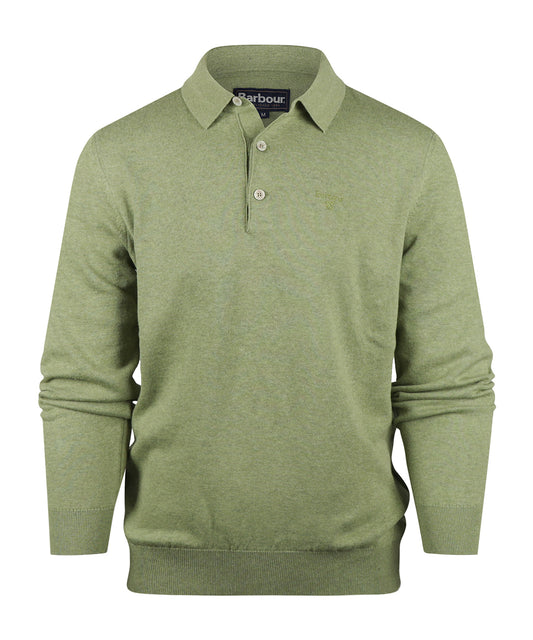 Barbour Pima Cotton Knitted Polo | Green