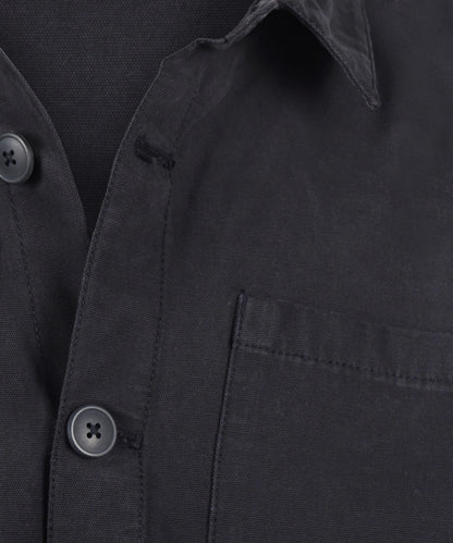 Barbour Regular Washed Overshirt | Navy Blue
