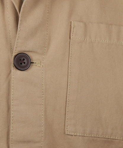 Regular Washed Overshirt | Washed Stone