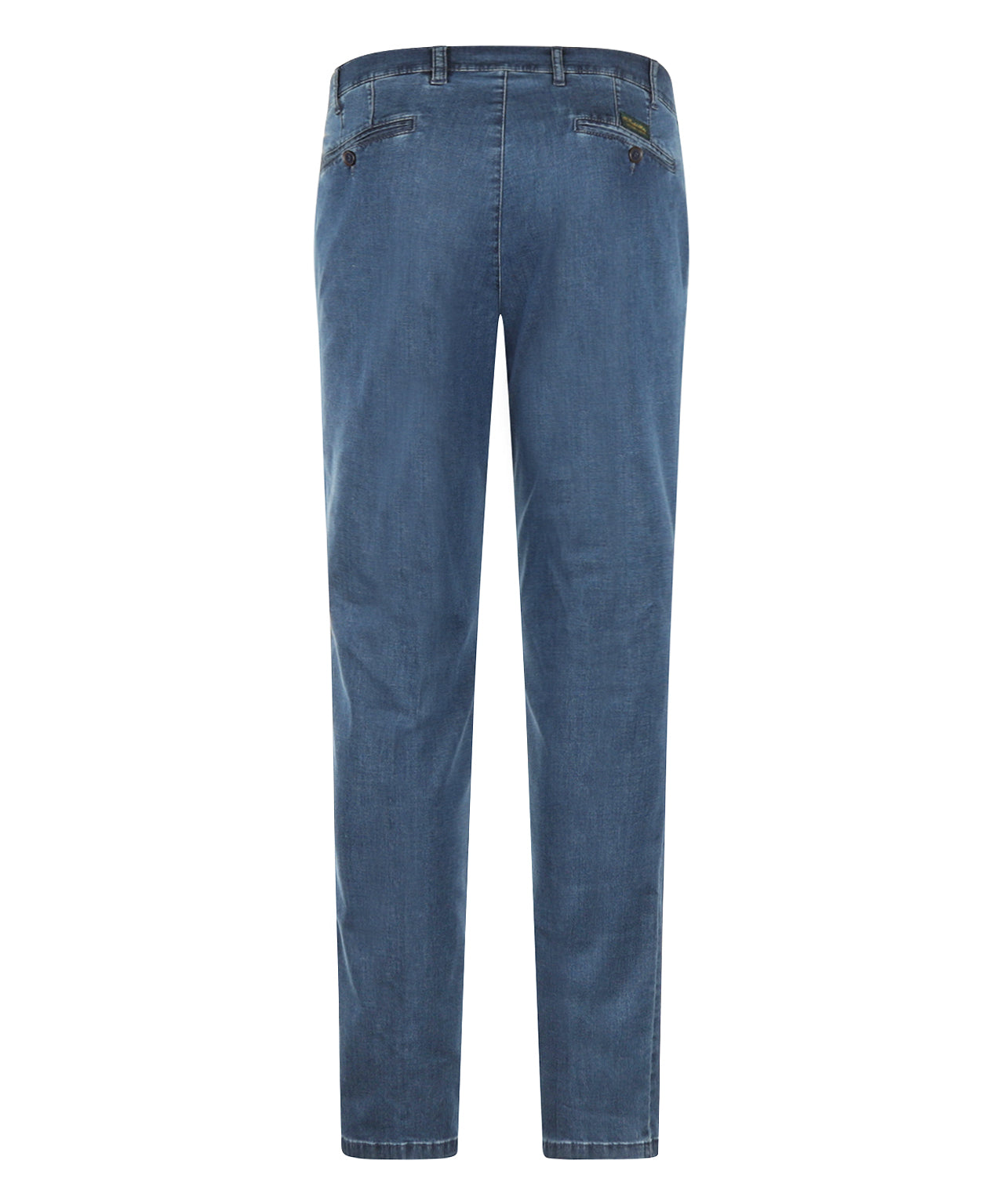 Jeanshose mit flacher Vorderseite | Denimblau