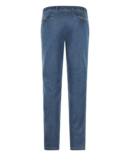 Jeanshose mit flacher Vorderseite | Denimblau