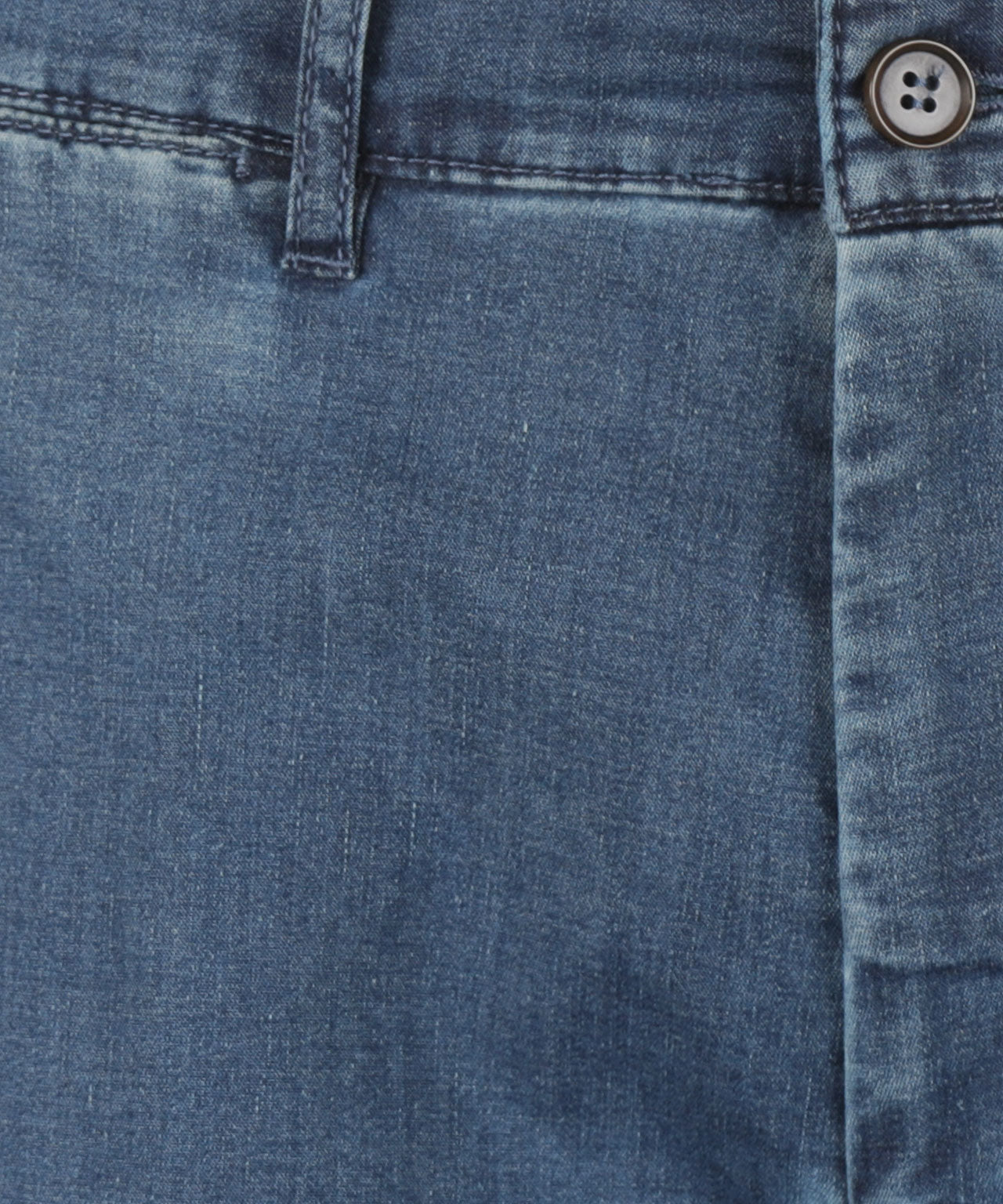 Jeanshose mit flacher Vorderseite | Denimblau
