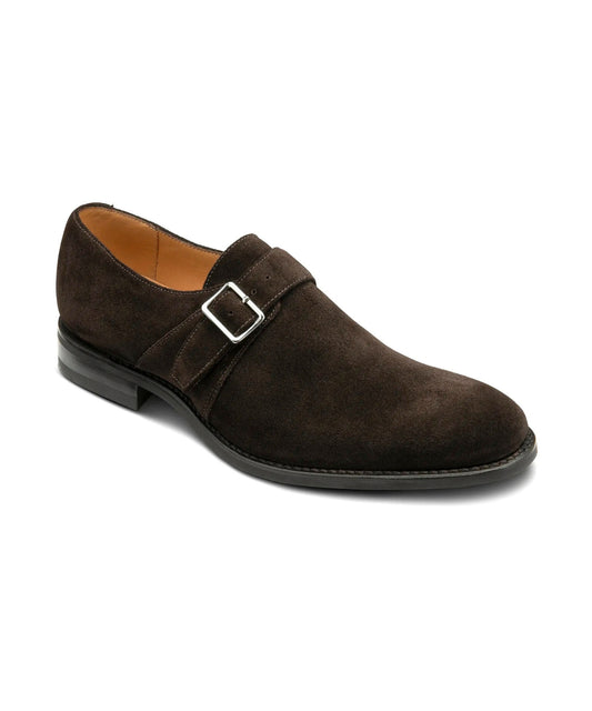 Loake 357 Monk Strap Schuh aus Wildleder | Braun