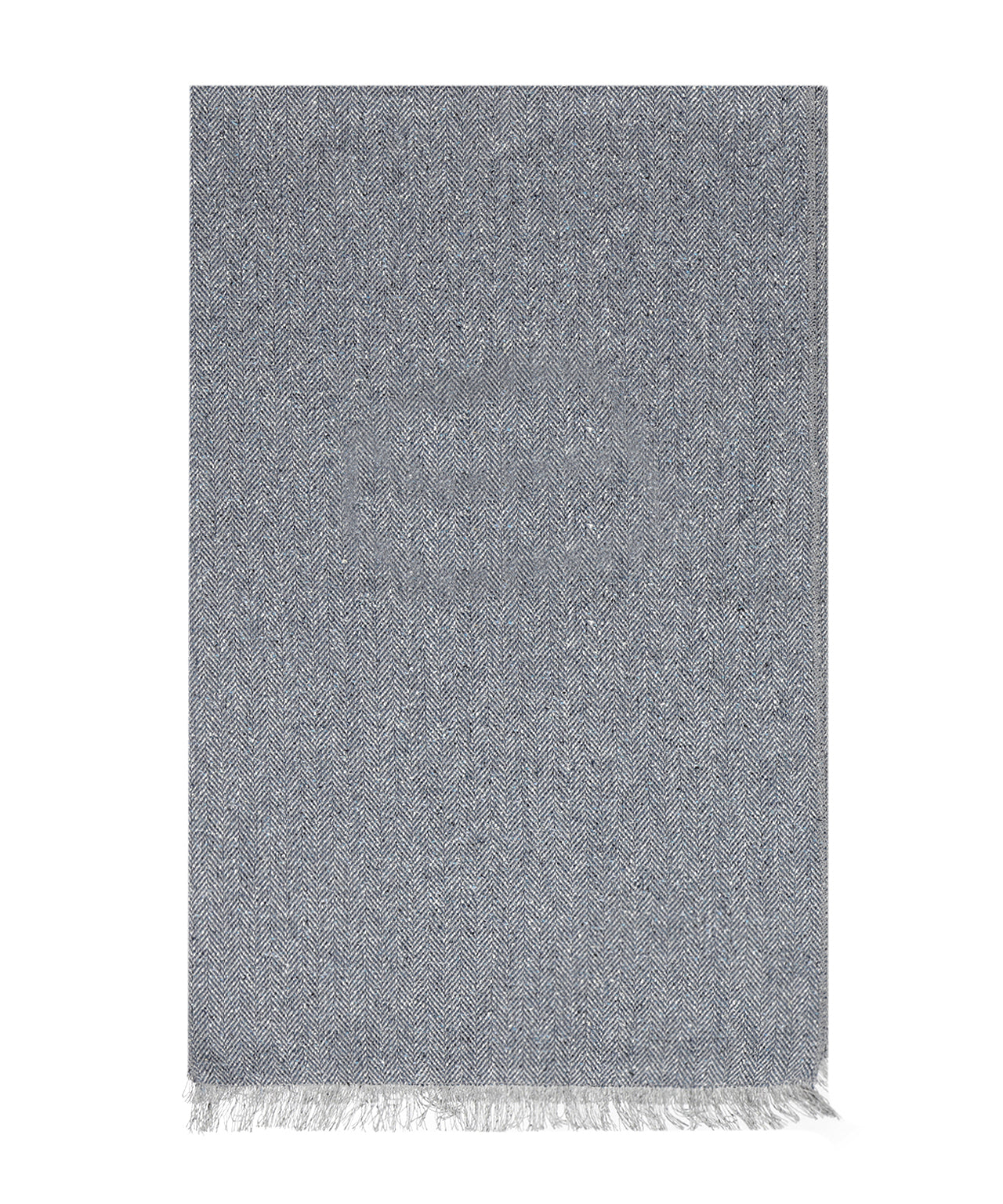 Zijden sjaal | Blauw Grijs