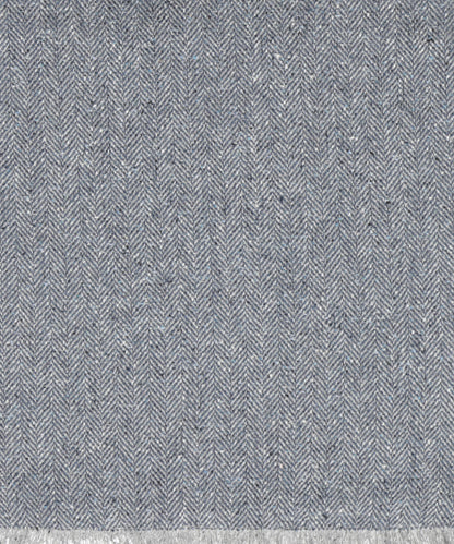 Zijden sjaal | Blauw Grijs
