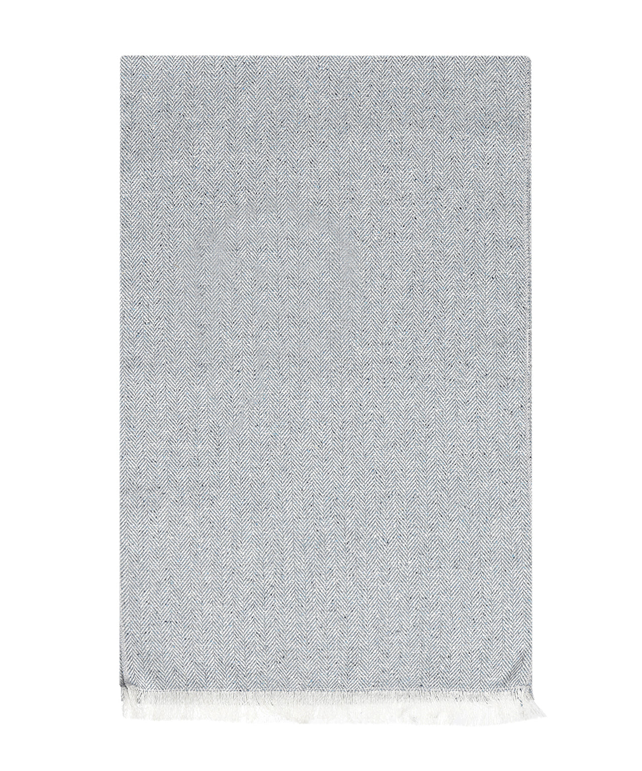 Zijden sjaal | Licht Blauw Grijs