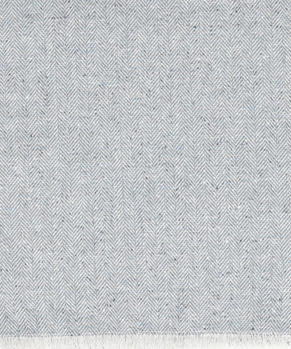 Zijden sjaal | Licht Blauw Grijs