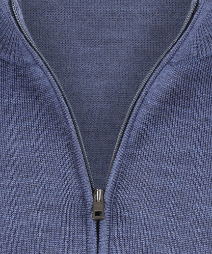 Rits Pullover | Denim