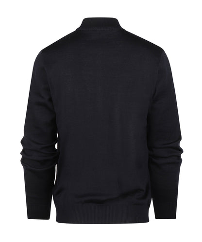 Maerz Pullover mit halbem Reißverschluss | Marine