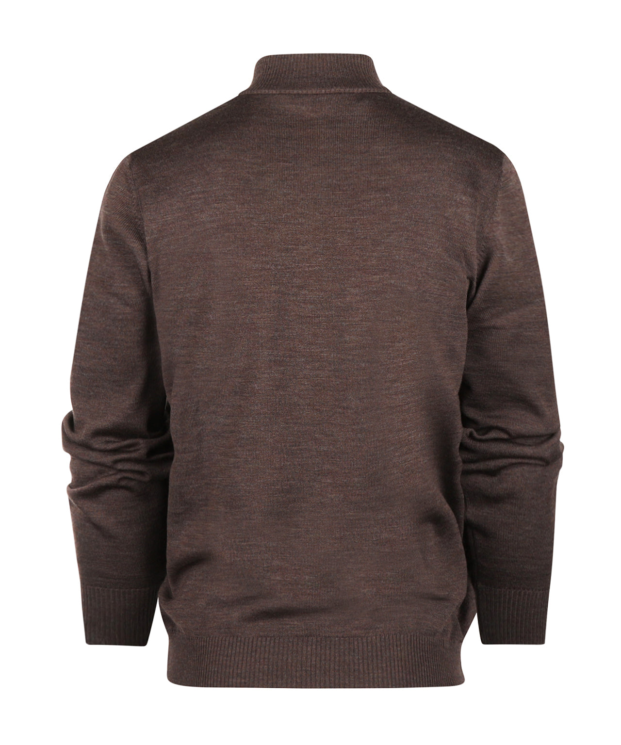 Maerz Pullover mit halbem Reißverschluss | Braun