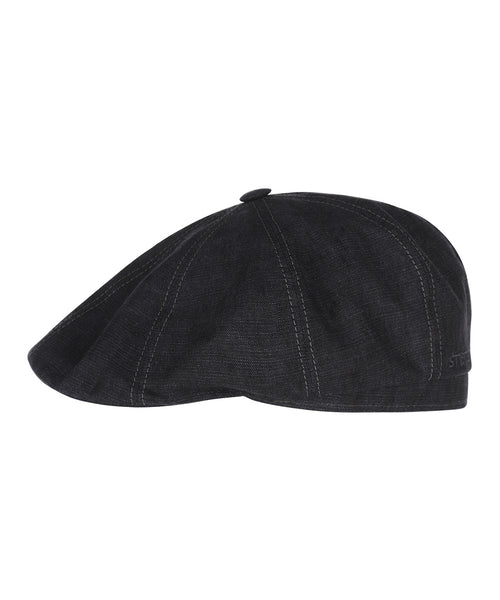 Stetson 8-Panel Cap Linnen | Donker Grijs
