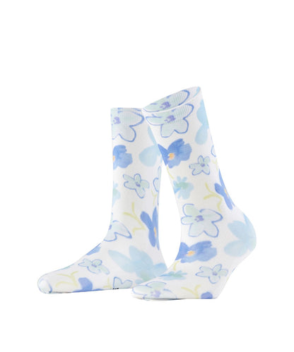 Burlington Sock Garden Bloom | Weiß