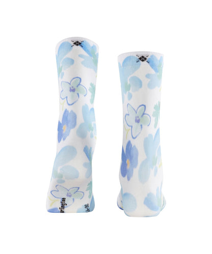 Burlington Sock Garden Bloom | Weiß