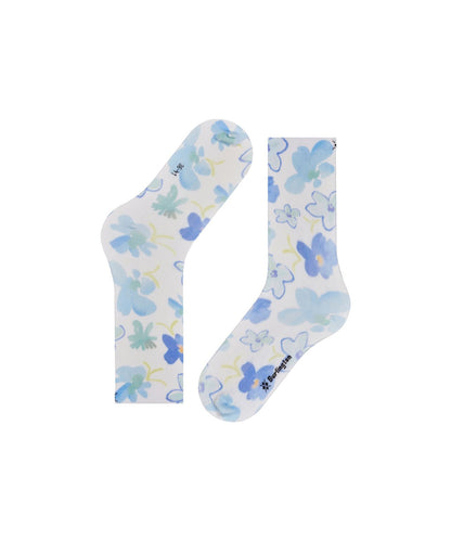 Burlington Sock Garden Bloom | Weiß