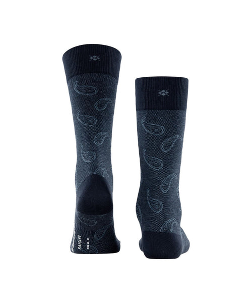 Burlington Sok Paisley | Blauw
