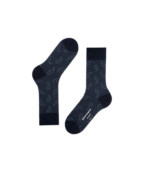 Burlington Sok Paisley | Blauw