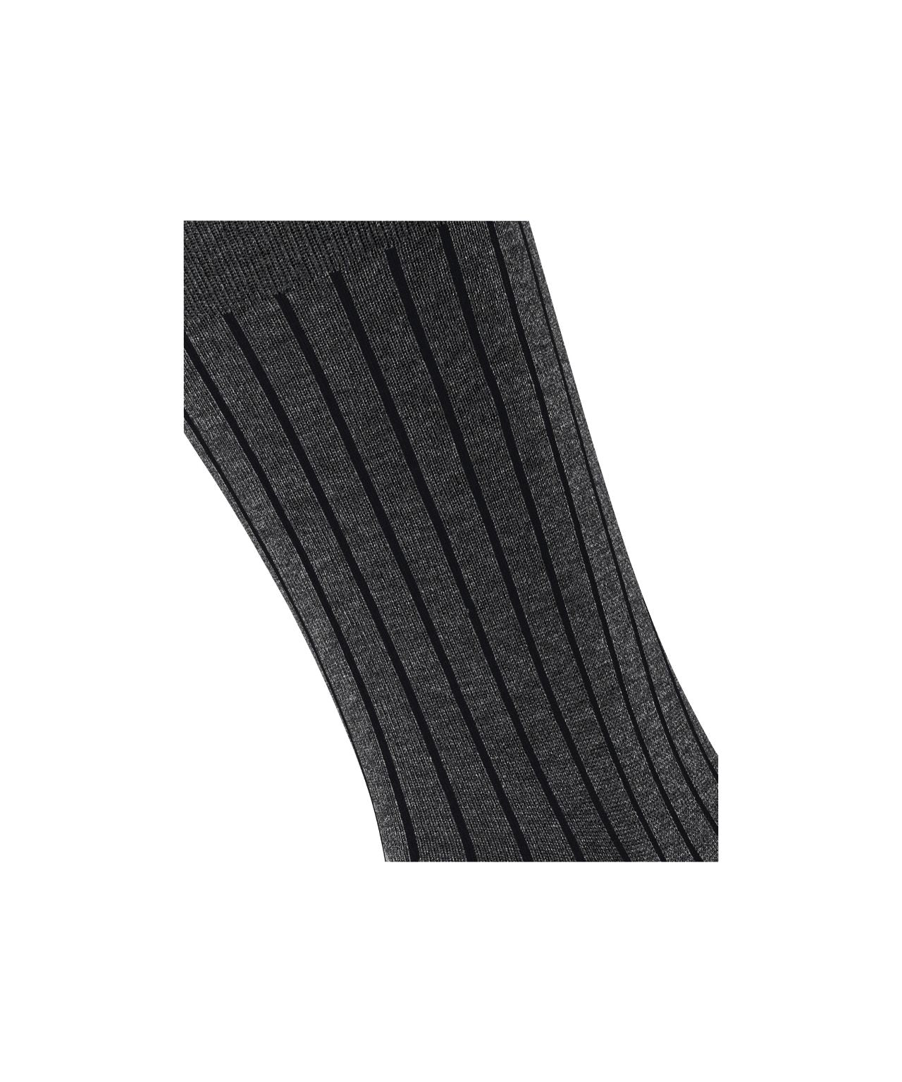Burlington Socken Duke Street | Anthrazit Mel. 