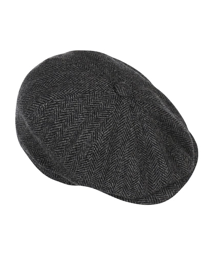 Christy Newsboy Tweed Cap | Charcoal Grey