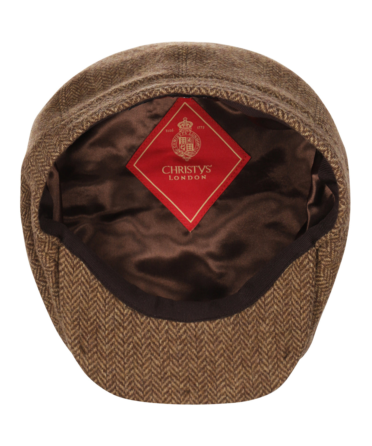 Christy Newsboy Tweed Cap | Brown