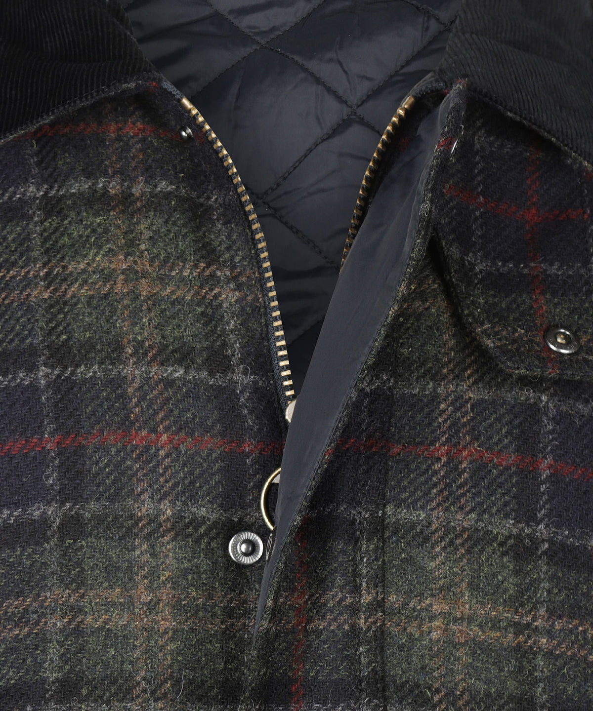 Tartan Bedale Wool Jacket | Blue Green Tartan