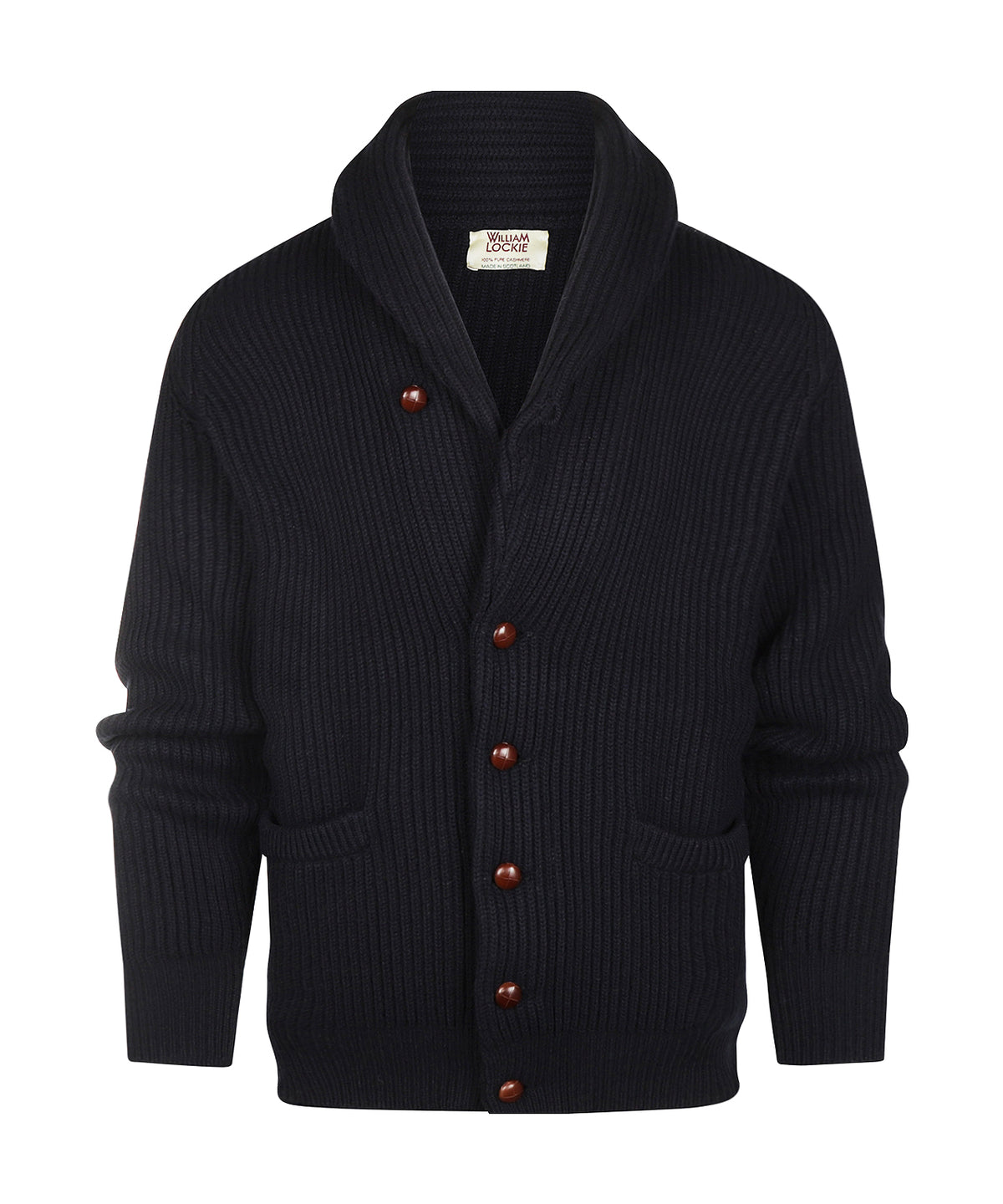 Vest Sjaalkraag Cashmere | Dark Navy