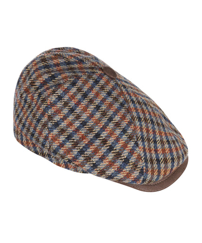 Ballon Cap 100% Wol | Blauw Multi