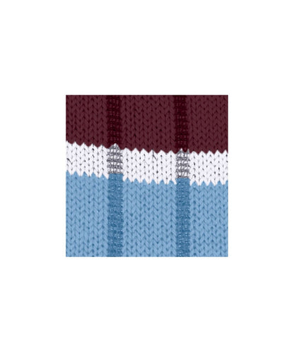 Sokken Beaming | Blauw Bordeaux Streep