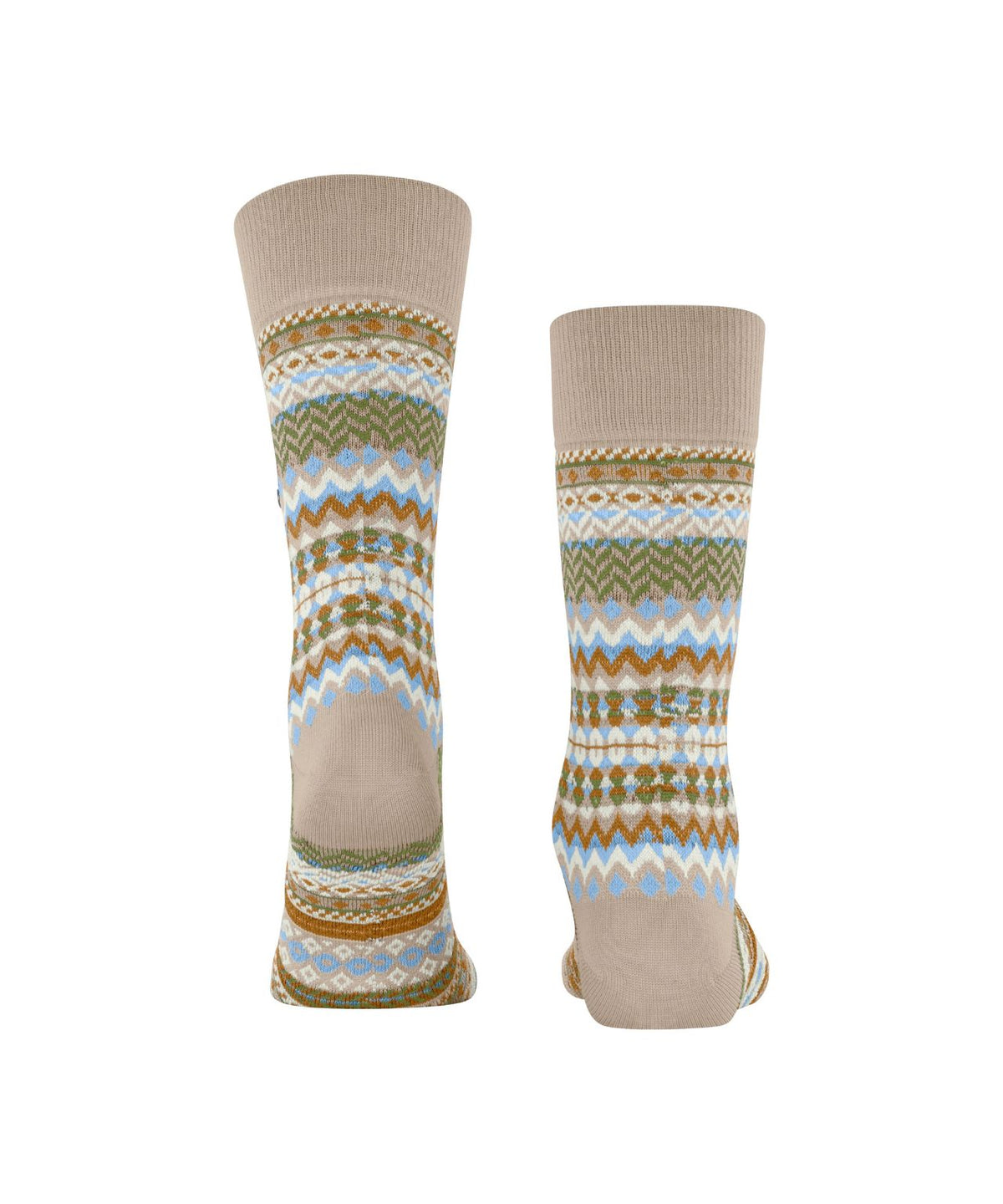 Sokken Fair Isle | Cafe Latte