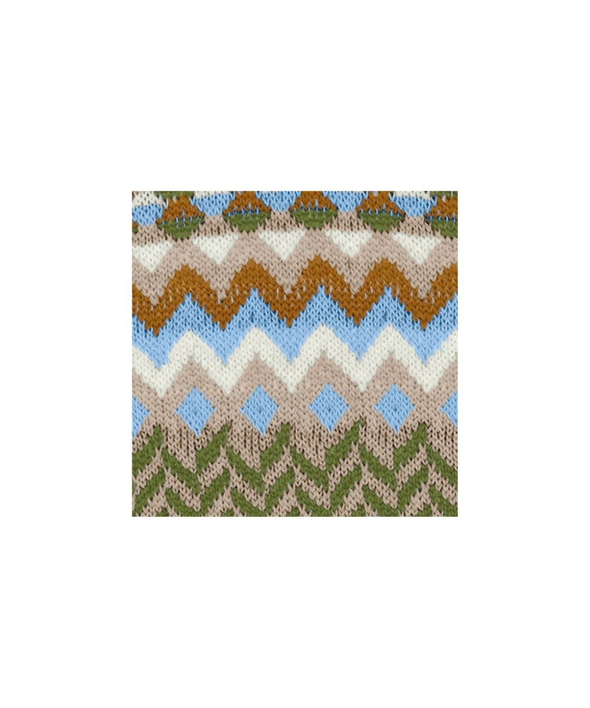 Sokken Fair Isle | Cafe Latte