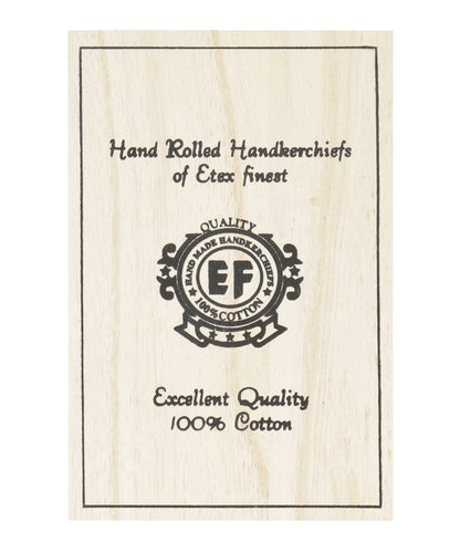 Houten Doosje Herenzakdoeken | Blauw design