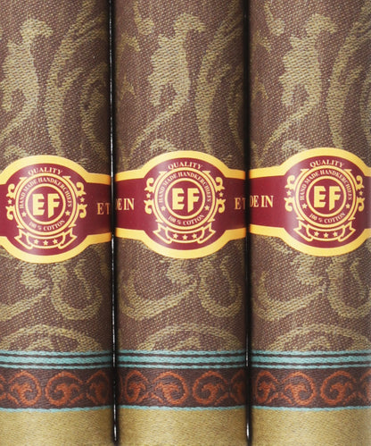 Houten Doosje Herenzakdoeken | Olijf design